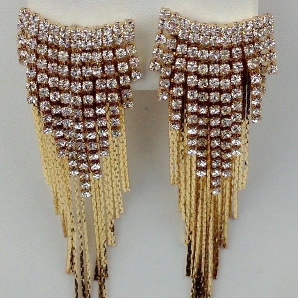 TASHA Fringe Duster Earrings - Picture 3 of 5